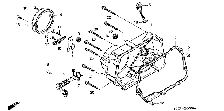 RIGHT CRANKCASE COVER