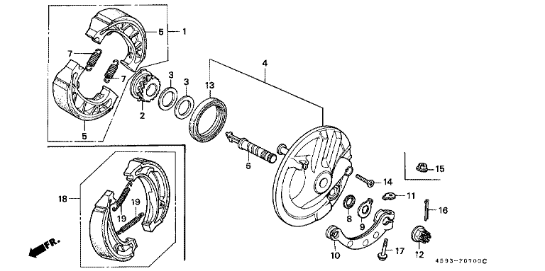 FRONT BRAKE PANEL