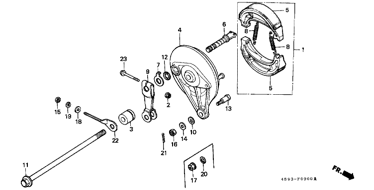 REAR BRAKE PANEL