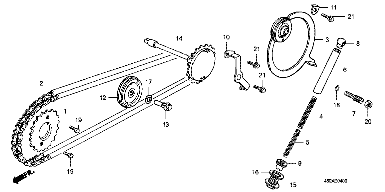 CAM CHAIN/TENSIONER