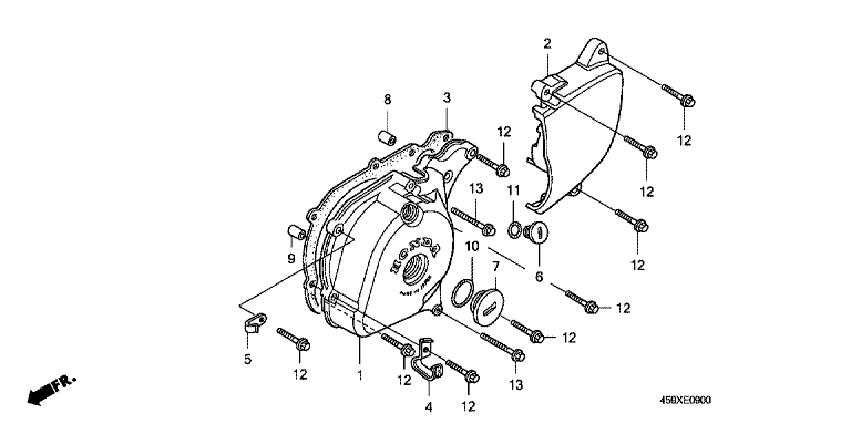 LEFT CRANKCASE COVER