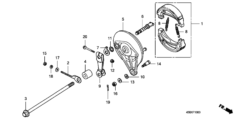 REAR BRAKE PANEL