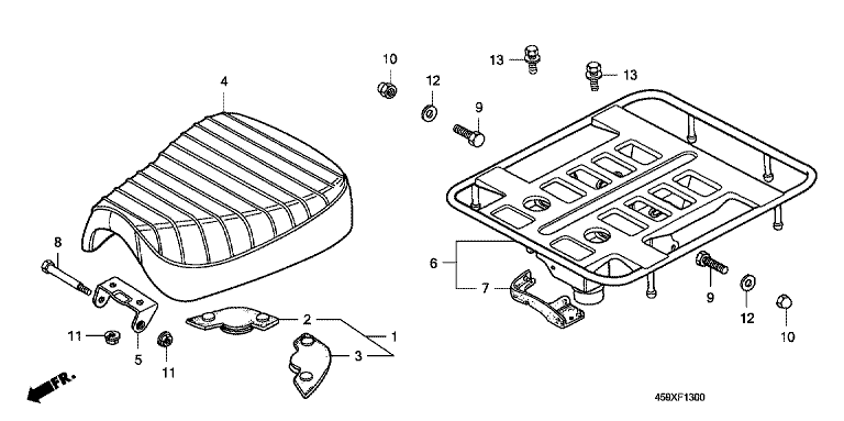 SEAT/REAR CARRIER