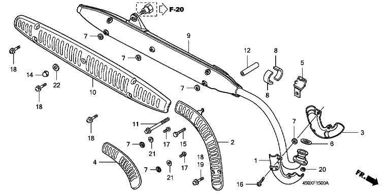 EXHAUST MUFFLER