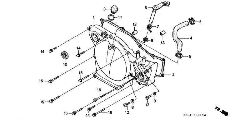 RIGHT CRANKCASE COVER