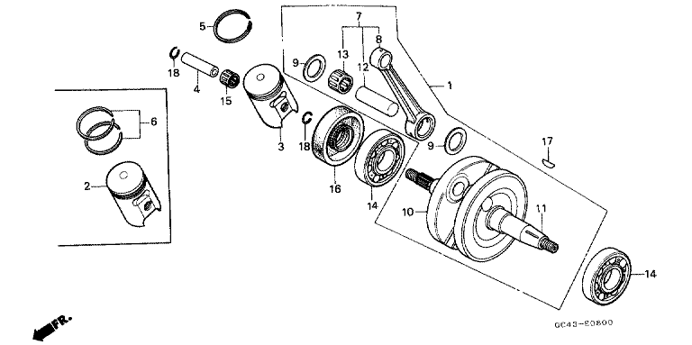 CRANKSHAFT/PISTON