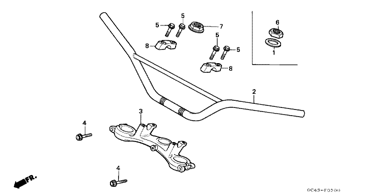 HANDLE BAR/TOP BRIDGE