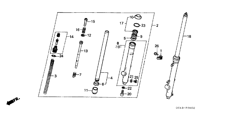 FRONT FORK (RG/RH/RJ/RK)