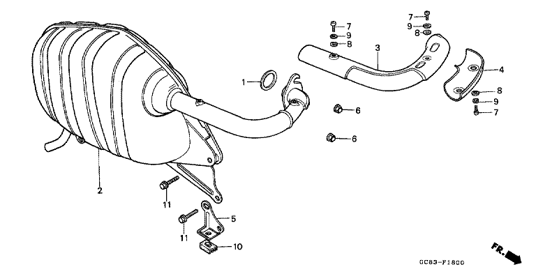 EXHAUST MUFFLER