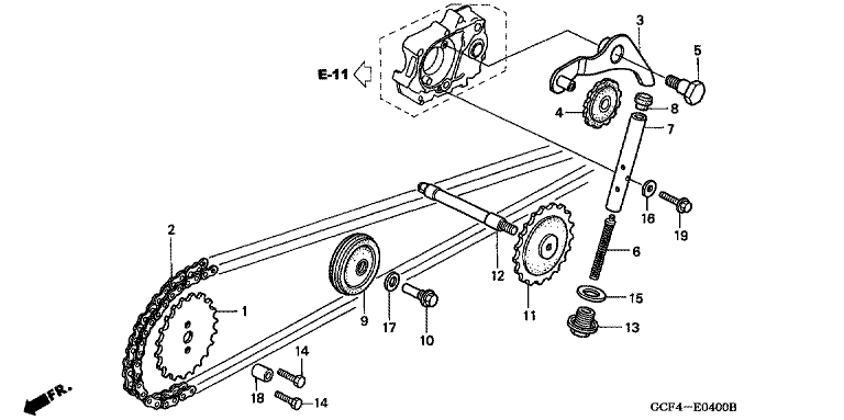 CAM CHAIN/TENSIONER