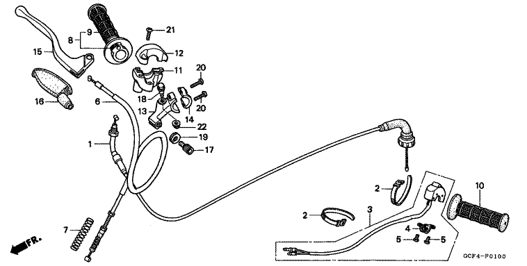 HANDLE LEVER/CABLE