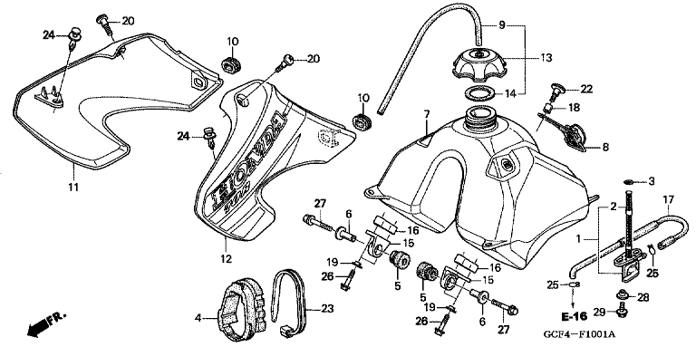 FUEL TANK ('01-'03)