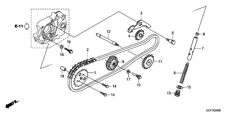 CAM CHAIN/TENSIONER