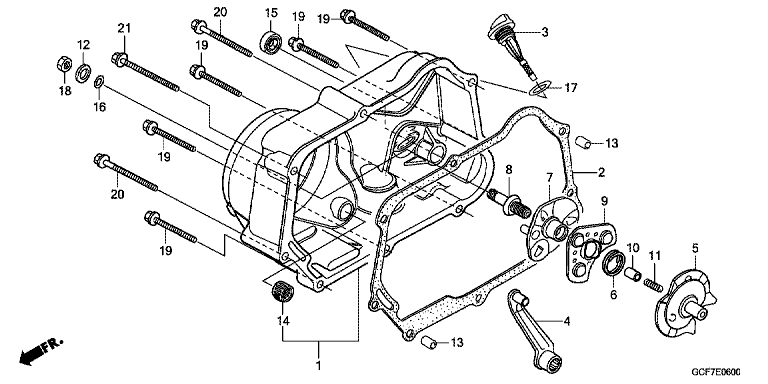 RIGHT CRANKCASE COVER