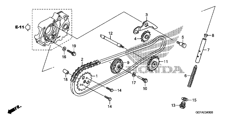 CAM CHAIN/TENSIONER