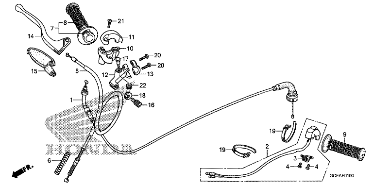 HANDLE LEVER/SWITCH/CABLE