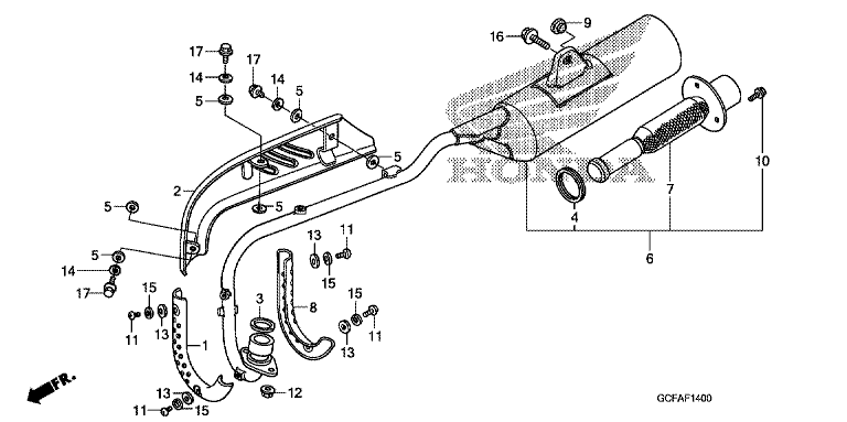 EXHAUST MUFFLER