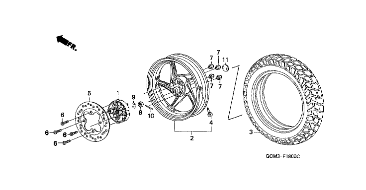 REAR WHEEL (2)