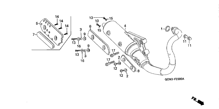 EXHAUST MUFFLER