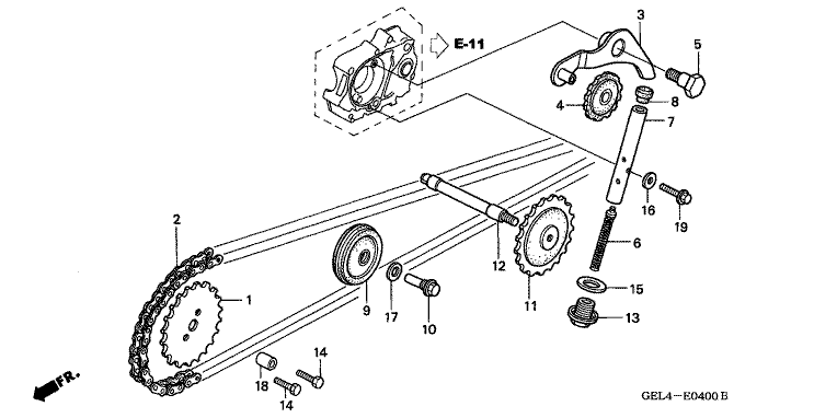 CAM CHAIN/TENSIONER