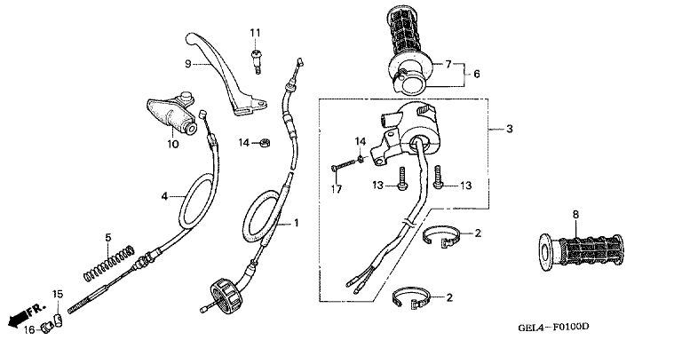 HANDLE LEVER/SWITCH/CABLE