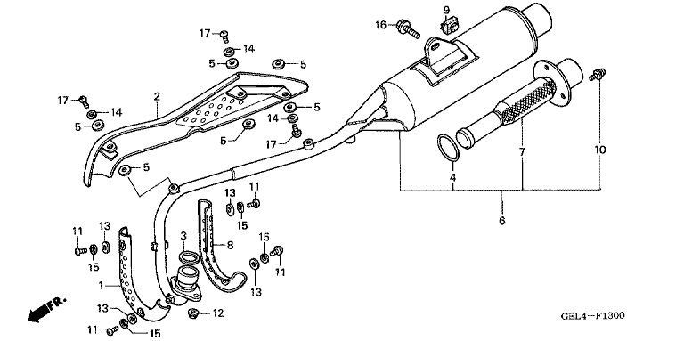 EXHAUST MUFFLER