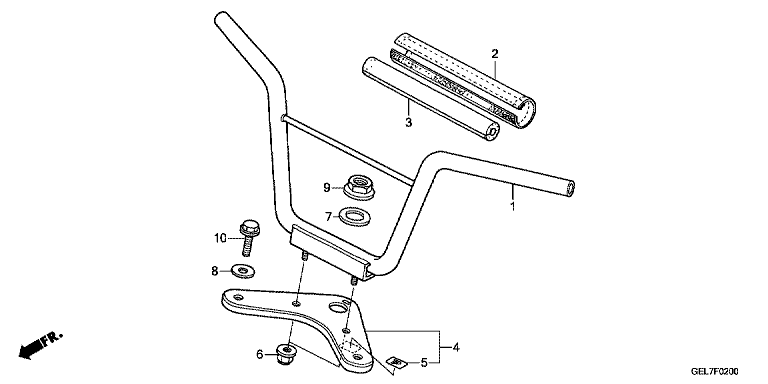 HANDLE BAR/TOP BRIDGE
