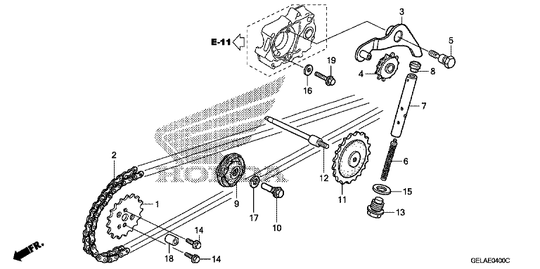 CAM CHAIN/TENSIONER