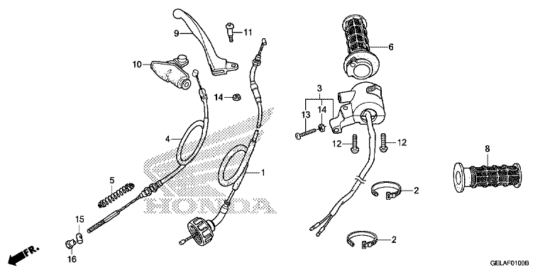 HANDLE LEVER/SWITCH/CABLE
