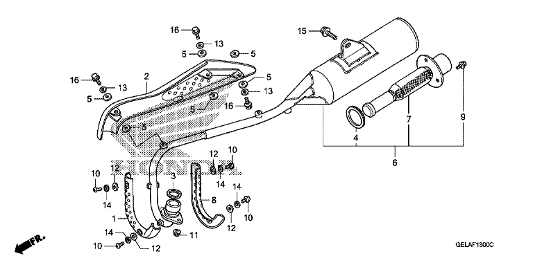 EXHAUST MUFFLER