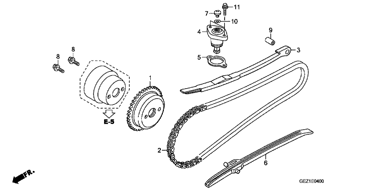 CAM CHAIN/TENSIONER
