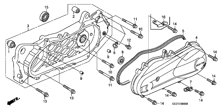 SWINGARM/ LEFT SIDE COVER