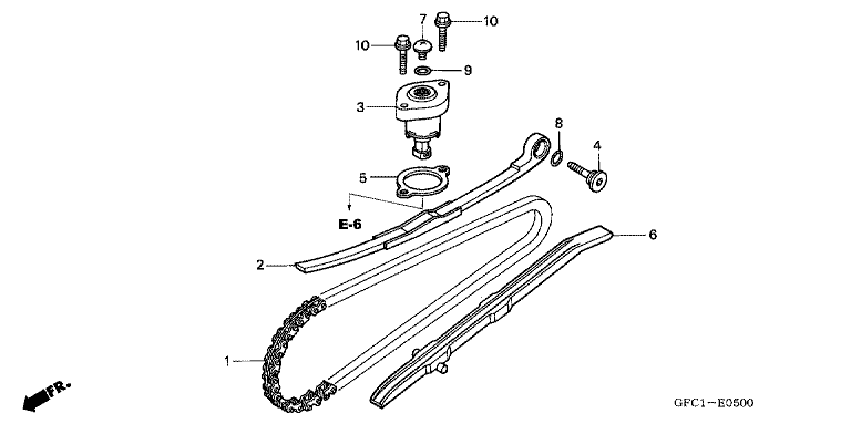 CAM CHAIN/TENSIONER