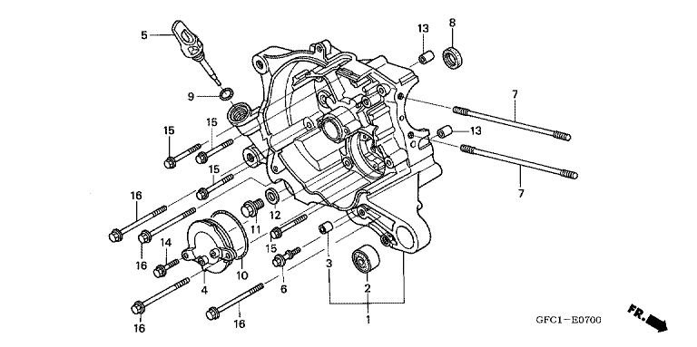 RIGHT CRANKCASE