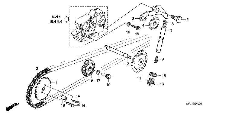 CAM CHAIN/TENSIONER