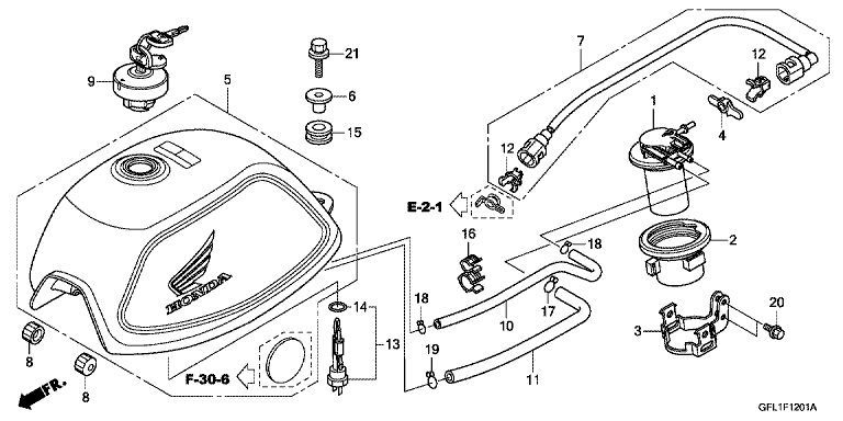 FUEL TANK (Z50J9,B,C,E)