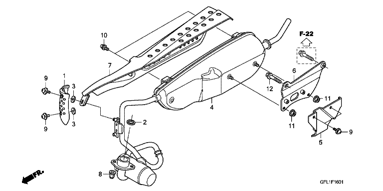 EXHAUST MUFFLER (Z50J9,B,C,E)