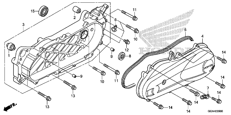SWINGARM/LEFT SIDE COVER