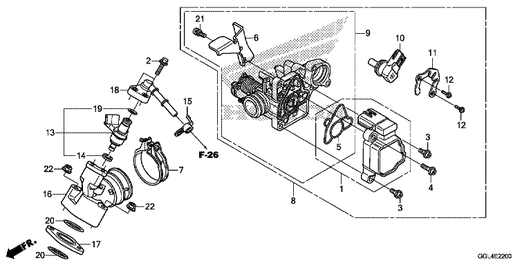 THROTTLE BODY/FUEL INJECTOR