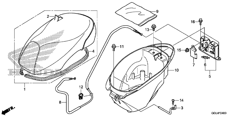 SEAT/LUGGAGE BOX