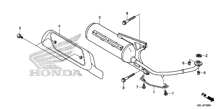 EXHAUST MUFFLER