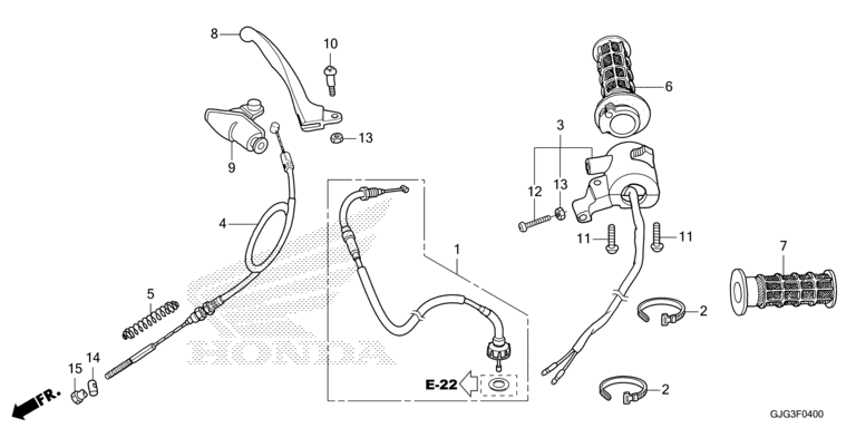 HANDLE LEVER/SWITCH/CABLE