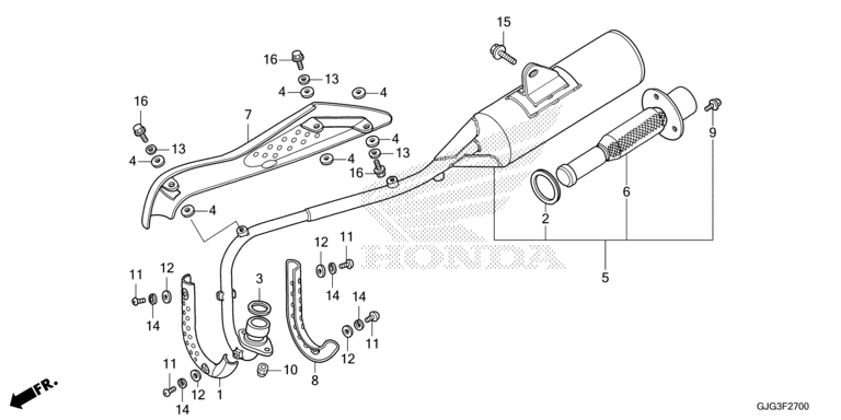 EXHAUST MUFFLER
