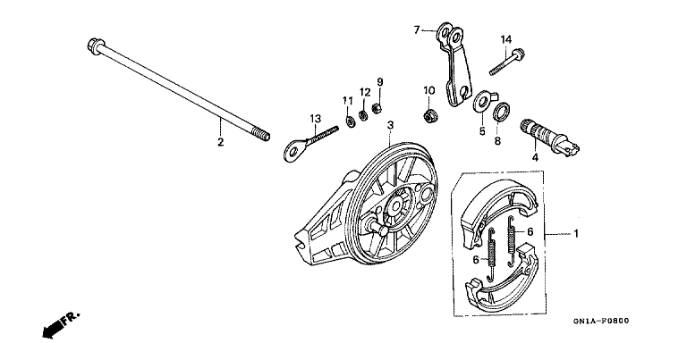 REAR BRAKE PANEL