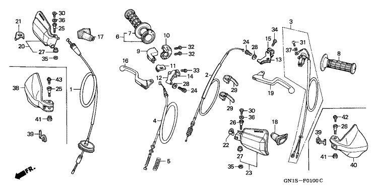 HANDLE LEVER/CABLE