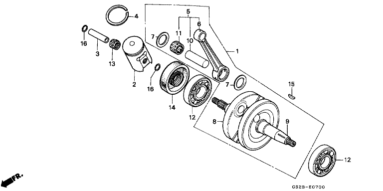 CRANKSHAFT/PISTON