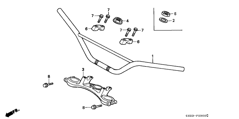 HANDLE BAR/TOP BRIDGE