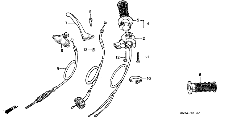 HANDLE LEVER/SWITCH