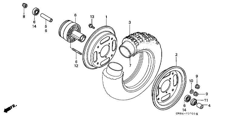 FRONT WHEEL