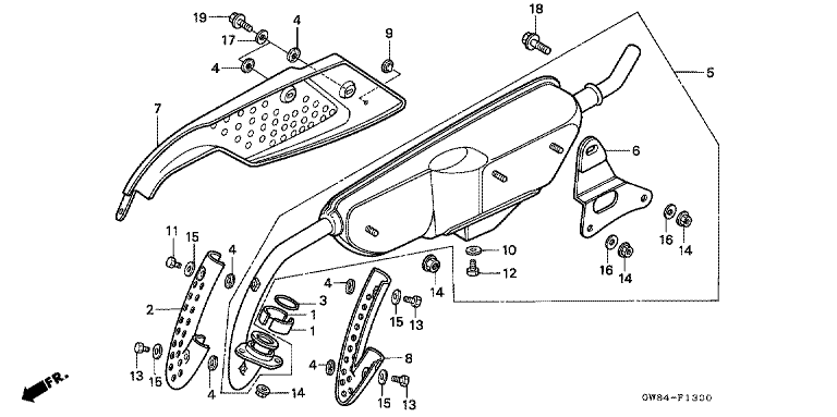 EXHAUST MUFFLER